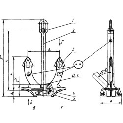 Якорь Холла 1500 кг ГОСТ 761-74